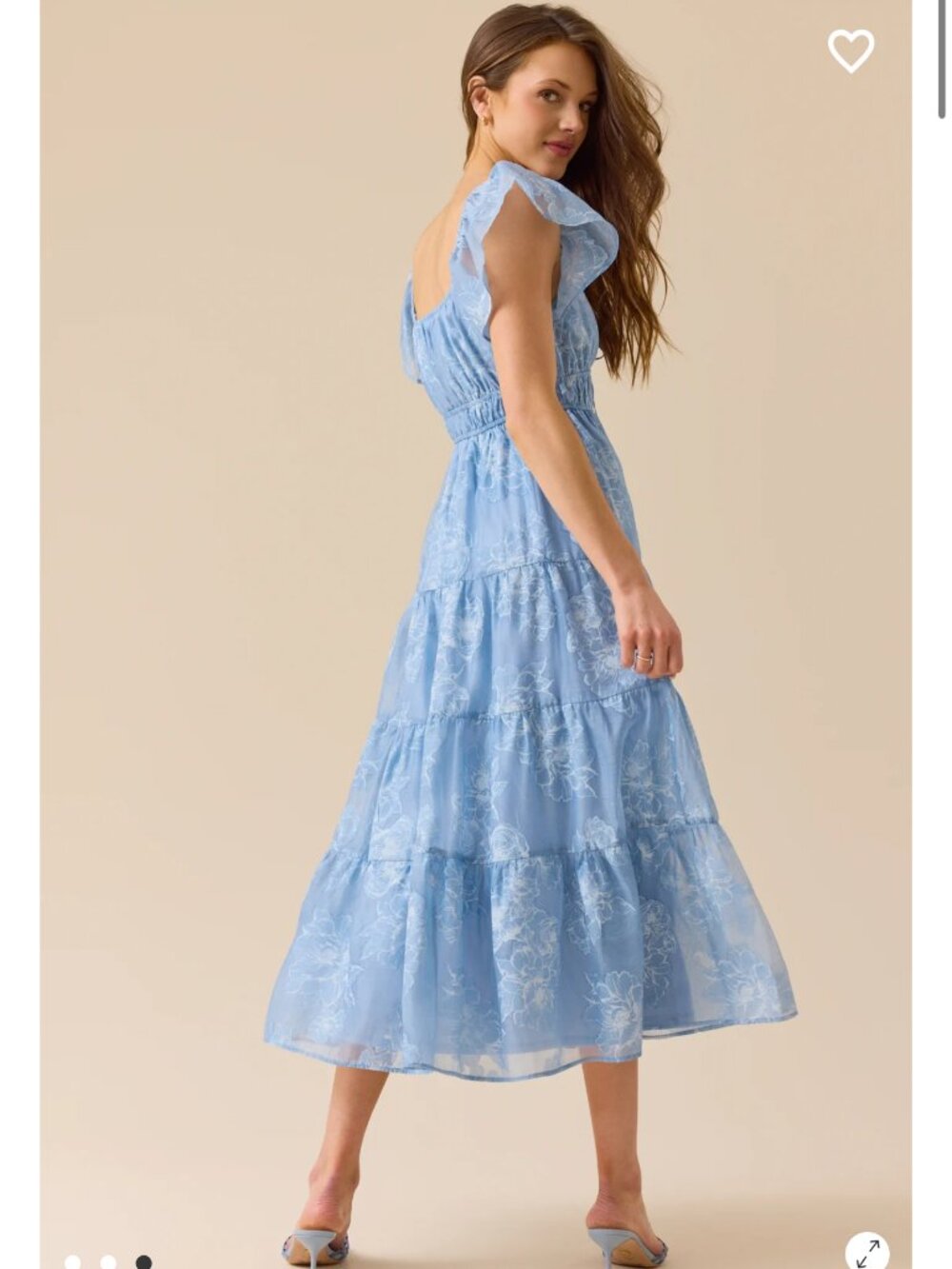 Lilibet Maxi Dress Blue Altar’d State Dress NWT - Picture 3 of 3